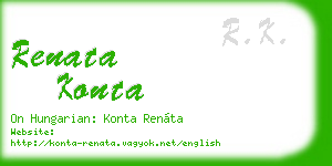 renata konta business card